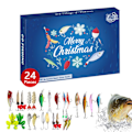 Miniatyrbilde 5 av 5: Julekalender 2024 for fiske, fiske-julekalender, adventskalender med 24 dagers fiskergaver