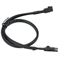 Miniatyrbild 4 av 8: Mini SAS SFF 8643 till 8087 HD 12 Gbps överföringshastighet Låg förlust Flexibel intern Mini SAS-kabel för datorserver 0,5 m/19,7 tum