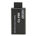 För N64 till HD Multimedia Interface-omvandlare 1080p Stöd PAL NTSC Videospelsadapter med 3,5 mm Interface