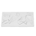 Miniatyrbilde 1 av 8: Silikonform Grå Fugleform Myk Elastisk Enkel Demoulding Silikon Bakeform for DIY Kaker Brød Mousses Sjokolade
