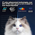 Pikkukuva 2 / 5: S30MAX Android Wifi 4K Smart -projektori EU-pistokkeella, musta