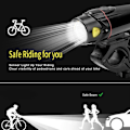 Miniatyrbillede 4 af 8: 350 Lumen cykellysæt USB genopladelig cykling for- og baglygte holdbar let mountainbike lys