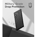 Miniatyrbillede 5 af 5: Etui Kompatibelt med Samsung Galaxy S23 Ultra 5G Etui (2023), Robust Stødsikkert Skridsikkert TPU Slankt Tyndt Telefoncover til S23 Ultra - Sort