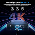 Miniatyrbillede 2 af 5: X5M Android 14 TV Boks Stemmestyring 4K 60fps Amlogic S905X5M (EU)