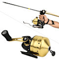 Miniatyrbild 3 av 8: Utomhus Bågefiske Spincast Reel Inside Lines Sluten Fisk Jakt Skytte Tillbehör gyllene