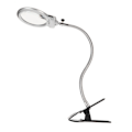 Miniatyrbilde 2 av 8: Klemme forstørrelsesglass 2X og 6X dobbel linse fleksibel slange 2 LED-er Clip On Lupe med lys