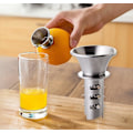 Miniatyrbillede 5 af 5: Håndholdt Citronpresser i Rustfrit Stål - Fugleform - Til Appelsiner, Lime og Granatæbler