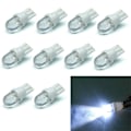 Pikkukuva 1 / 6: 10 kpl / set T10 valkoinen 12V LED 194 168 158 5W 6500K sivuauto automaattinen kiila kojelaudan valo