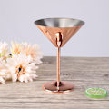 Miniatyrbillede 3 af 8: 220 ml rosaguld rustfrit stål cocktailglas champagne skål rødvinglas til hjem bar