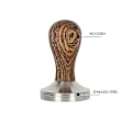 Miniatyrbillede 3 af 5: Kaffetamper i rustfrit stål med flad bund - 53mm Golden Sandalwood