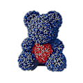 Miniatyrbild 2 av 5: Dropshipping 40cm Rosbjörn Hjärta Konstgjord Blomma Ros Teddybjörn För Kvinnor Alla Hjärtans Dag Bröllop Födelsedag Julklapp Djupblå röd H 40CM