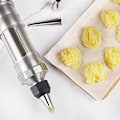 Miniatyrbillede 3 af 5: Pro Rustfrit Stål Kagedekorationsværktøj - Perfekt til Dessertdekoration