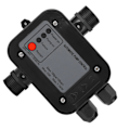 Miniatyrbild 5 av 8: 220V svart självsugande vattenpump tryckbrytare Automatisk tryckregulator