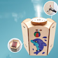 Miniatyrbillede 3 af 5: Fysik Luftfugter Model DIY Sæt STEM Legetøj til E x periment Materiale Klasseværelse