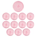 Miniatyrbillede 1 af 8: 12 stk. Arcade-knapbetræk 20,2 mm 25,3 mm Mekanisk trykknapbetræk til Kailh til Cherry til Akko til Glorious-switche Pink