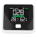 Miniatyrbillede 2 af 8: WIFI Luftkvalitetsmonitor LCD Farveskærm 1000mAh USB PM2.5 Temperatur Fugtighedsmåler Tester Termometer