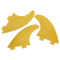 Miniatyrbilde 5 av 8: 3 stk. FCS G5 surfebrett finne venstre midtre høyre surfetilbehør for longboard shortboard gul G5