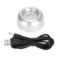 Miniatyrbillede 1 af 8: LED lys Base Silver Elf Farverig Lampe Lysende Holder Krystalkugle Display Stand