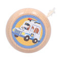 Miniatyrbild 7 av 8: Trä Yoyo Professionell String Trick Yo Ball Gåvor med Söt Mönster för Barn Trä Yoyo