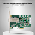 Miniatyrbillede 8 af 8: Fiber Gigabit Ethernet-netværkskort til Intel i210 PCI Ex1 enkelt port SFP 10/100/1000bps