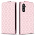 Pikkukuva 1 / 5: Samsung Galaxy A35 5G Kotelo Korttipidike Pystysuuntainen Käännettävä Nahkakansi - B11 Pinkki