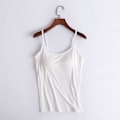Miniatyrbillede 3 af 5: Polstret Slim Fit Tank Top med indbygget BH til kvinder 2XL Grøn