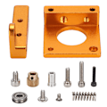 Miniatyrbild 6 av 8: MK8 Extruder Tillbehör Aluminium 3D-skrivare CR10 Full Metal Remote Extruder Hållare (Gyllene)
