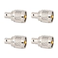 Miniatyrbillede 2 af 8: 4 stk BNC hun til SO239 hanadapter RF koaksial koaksialstik