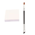Miniatyrbild 1 av 8: Sminkpalett Papper Sickle Eyeliner Pensel Double Ended Eyeliner Detalj Pensel Nagelfärgningspapper S