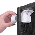 Pikkukuva 4 / 5: Magneettiset kaappilukot - Lapsen turvallisuus, helppo asennus, näkymätön muotoilu (8 lukkoa + 2 avainta)