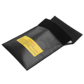 Miniatyrbilde 4 av 8: 18x23cm RC Lipo batteriveske Brannsikker eksplosjonssikker Lipo beskyttelsesveske for ladeoppbevaring Svart