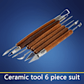 Miniatyrbild 2 av 6: Polymer Clay Modeling Tool Set - 6st