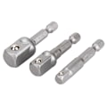 Miniatyrbillede 1 af 7: Borsokkel Adapter Sæt - 1/4\", 3/8\", 1/2\" Drive Impact Driver (3 stk)