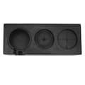 Miniatyrbilde 6 av 8: Kaffefilter Tamperholder Flere Hull Plast Pulvernåldispenser Stampestasjon Svart