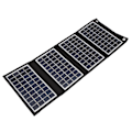 Miniatyrbillede 2 af 8: Solcelle Foldbar Taske 30W 5V Bærbar Solcellepanel Oplader med Dobbelt USB Udgang til Mobiltelefon Rejse Camping