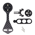 Miniatyrbilde 1 av 5: Karbonfiber Sykkelstyre Computerfeste F12 for Garmin Cateye