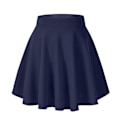 Miniatyrbillede 1 af 5: Alsidig Kvinde Flared Miniskirt - Strækbar & Casual til Sommerdaglige Outfits M Blå