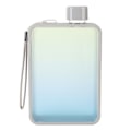 Miniatyrbild 7 av 8: 300 ml platt vattenflaska A5 smal vattenflaska för utomhussporter camping gym fitness gradient grå