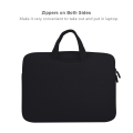 Miniatyrbilde 6 av 8: 15-tommers Notebook-veske Anti-kollisjon Full beskyttelse 3 mellomlags bærbar PC Veske Sleeve Case Svart