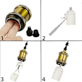 Pikkukuva 4 / 4: Vintage Solid Edison Socket Adapter Bronze