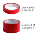 Miniatyrbillede 5 af 5: 10M Vandafvisende Stærk Lærreds Duct Tape Klæbende Lærreds Reparationstape Gulvtæppe gul 2cmx10m