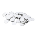 Miniatyrbilde 2 av 8: 100 STK 58 mm Button Maker Rekvisita Flerbruks frostet tinnplate Runde merkeknappdeler for Button Maker Machine