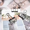 Miniatyrbillede 5 af 5: Ekstra Store Binder Clips 2 Tommer, Klemmer Sorte til Kontor Skoleartikler (15 stk)