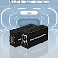 Miniatyrbillede 3 af 5: Rj45 Gigabit Fiber Optisk Transceiver 100/1000m Transceiver EU Stik