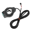 Miniatyrbillede 3 af 8: Elektrisk cykel Tommelfingergashastighed Styrende Controller Fingergas accelerator med rødt display