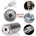 Miniatyrbild 2 av 5: Hylsnyckel Universalmutter Universal Hylsnyckel Multifunktionella Handverktyg Reparationsadapter Reparationsverktyg för 7-19mm Tänger med