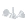 Miniatyrbillede 4 af 5: 100 stk. 4 cm multifunktionelle plastiktragte med lang tud, fødevaregodkendt plastik Zekai