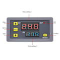 Miniatyrbild 5 av 5: Digitalt Tidsfördröjningsrelä LED-Display Cykeltimer Kontrollbrytare Justerbart Timerrelä Tidsfördröjning Zekai