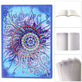 Miniatyrbillede 5 af 8: 5D Diamond Painting Notebook Kit Specialformet DIY Diamond Brodery Diary Book