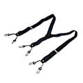 Miniatyrbild 6 av 8: Herr Suspender Stark Fixering Justerbar Vacker Praktisk Fashionable Metallklämma Bred Suspender för Fester